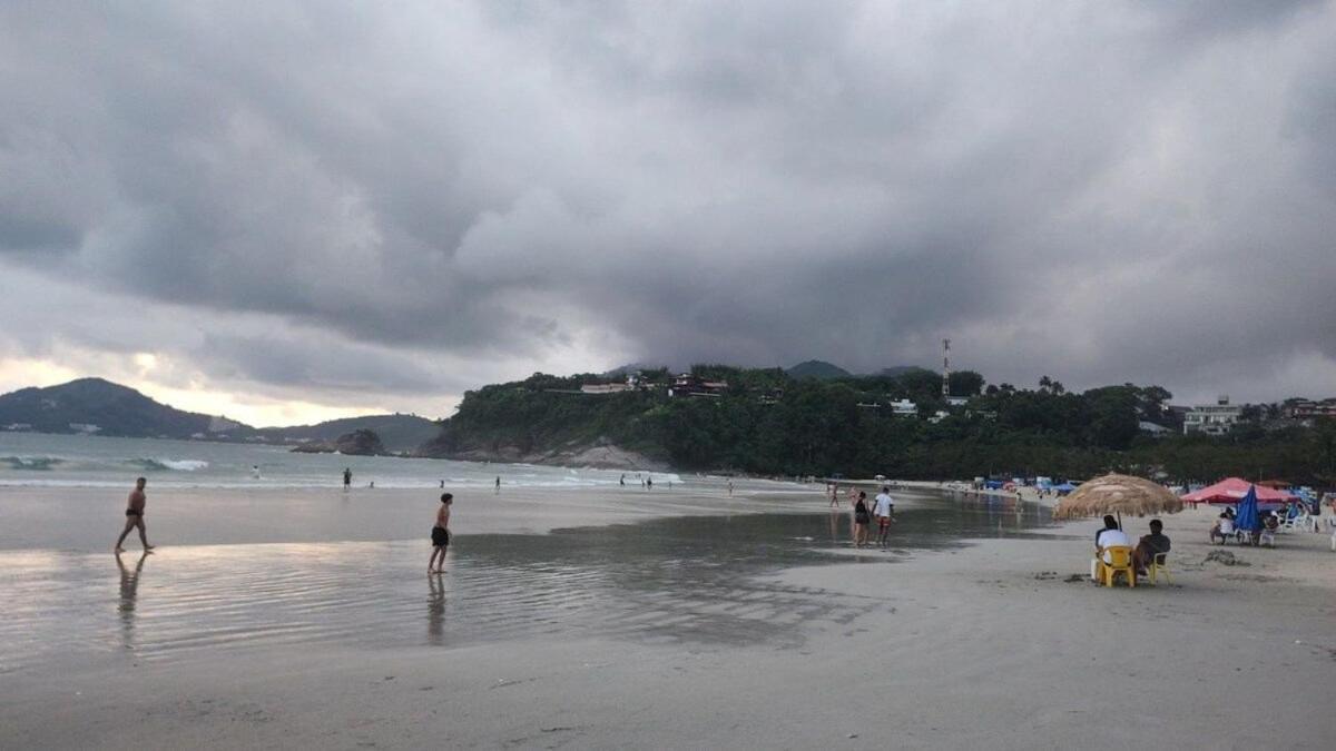 Apartamento Com Ar Cond. Na Praia Grande Ubatuba Exterior photo